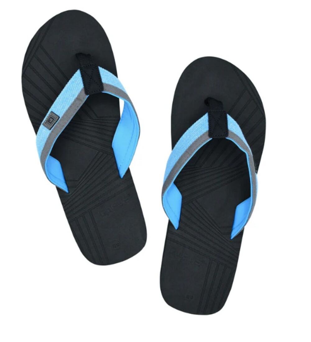 QWAVE Men's Size 8/9 Performance Flip Flops Cushioned Comfort Thong Sandals New